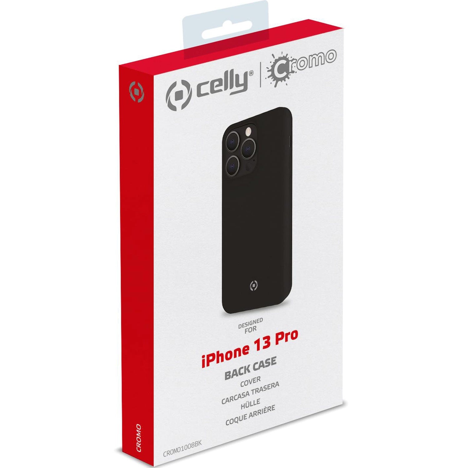 Cromo Soft rubber case iPhone 13 Pro Black