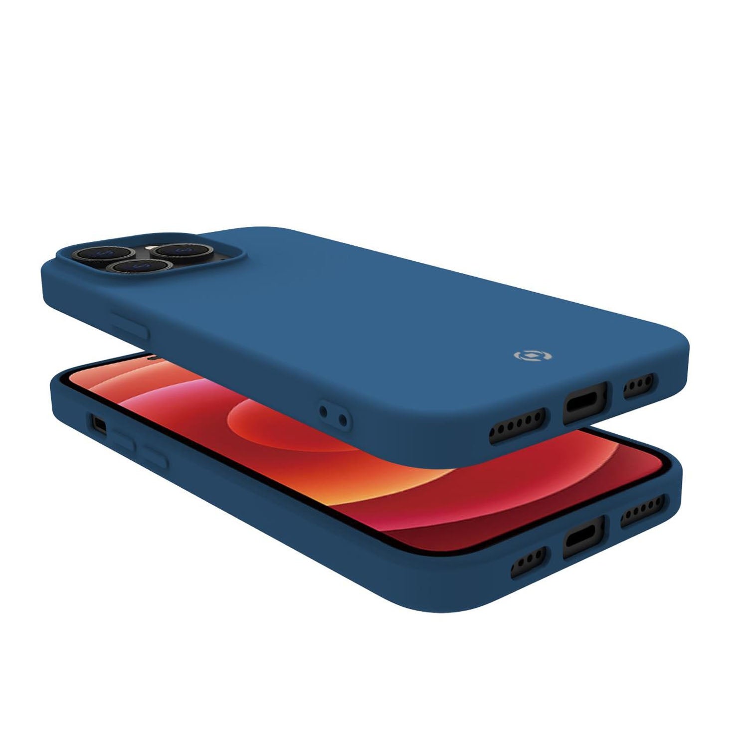 Cromo Soft rubber case iPhone 14 Pro Blue