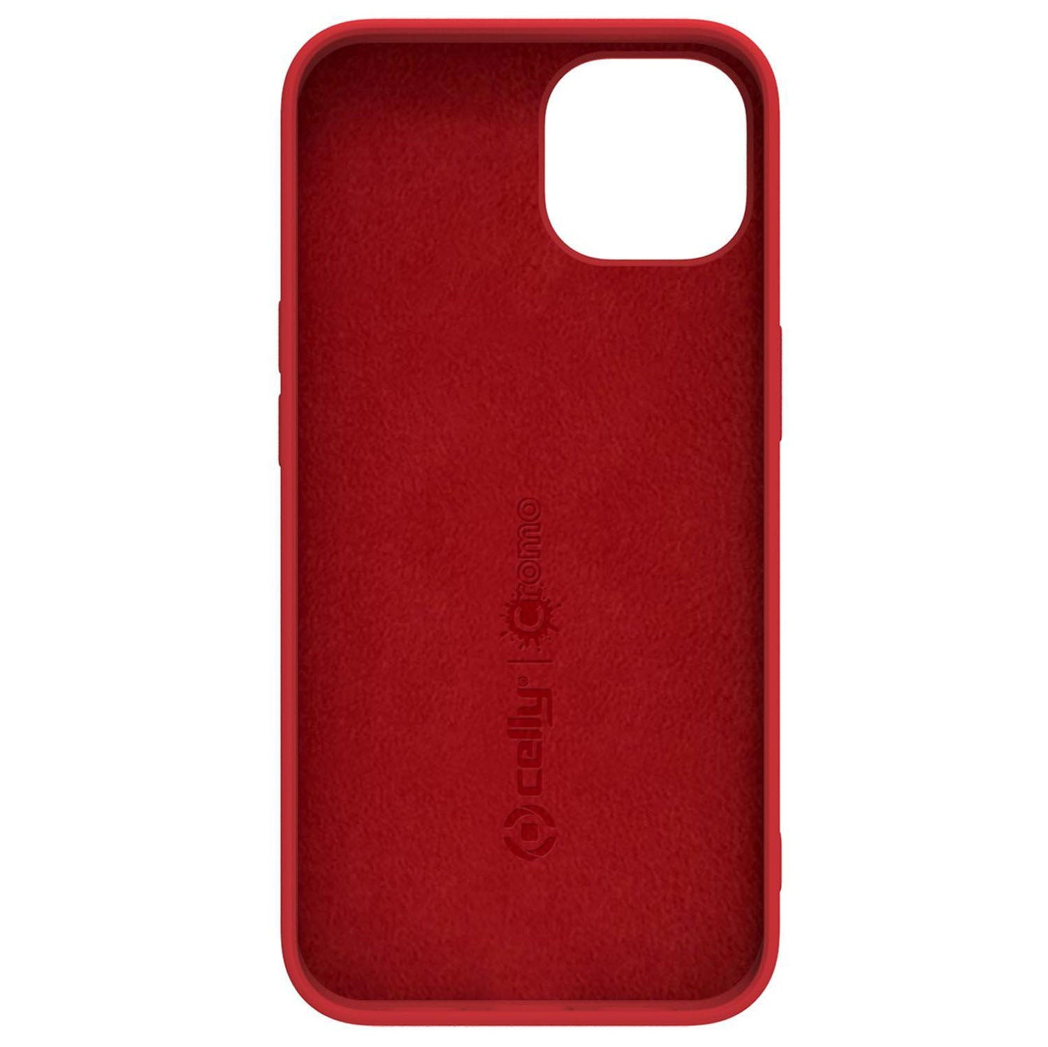 Cromo Soft rubber case iPhone 14 Red
