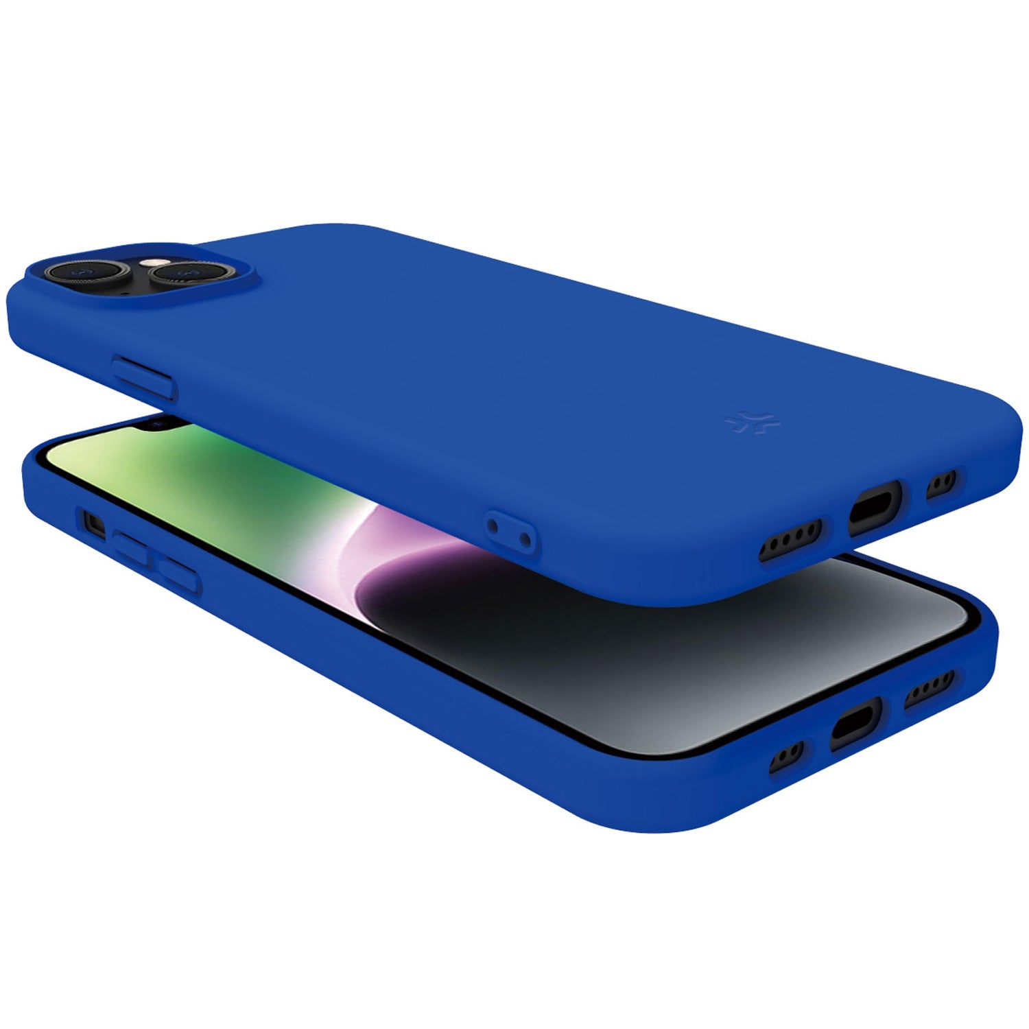 Cromo Soft rubber case iPhone 15 Blue