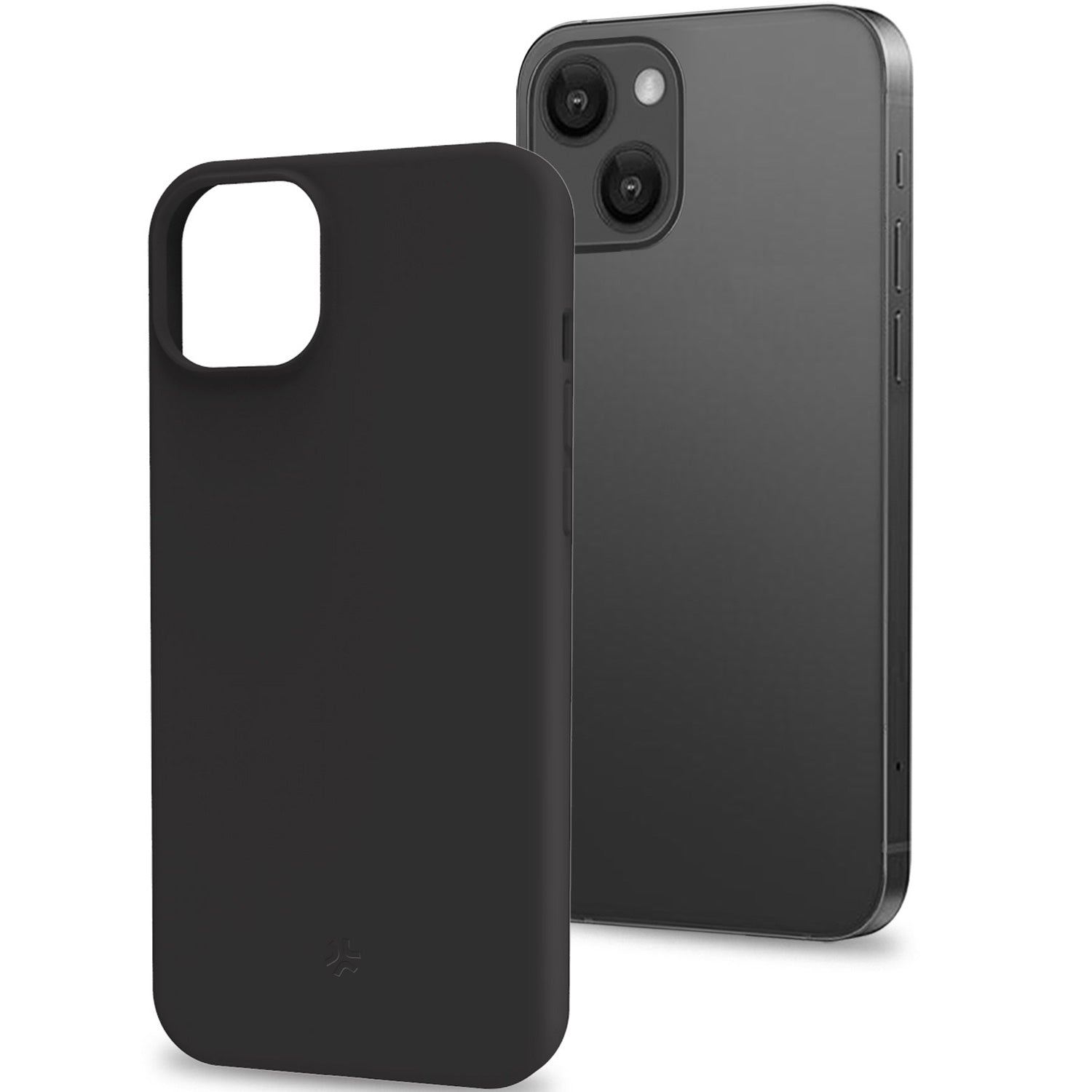 Cromo Soft rubber case iPhone 15 Plus Black