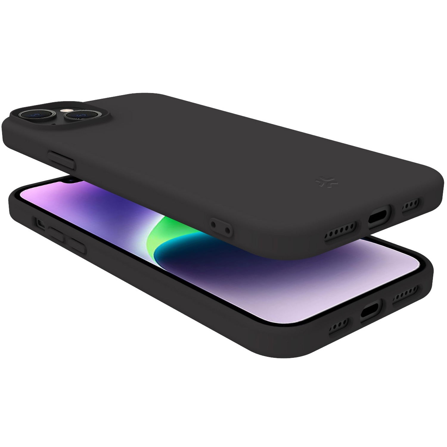 Cromo Soft rubber case iPhone 15 Plus Black