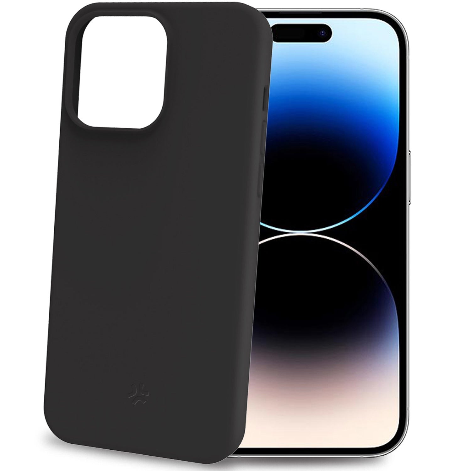 Cromo Soft rubber case iPhone 15 Pro Black