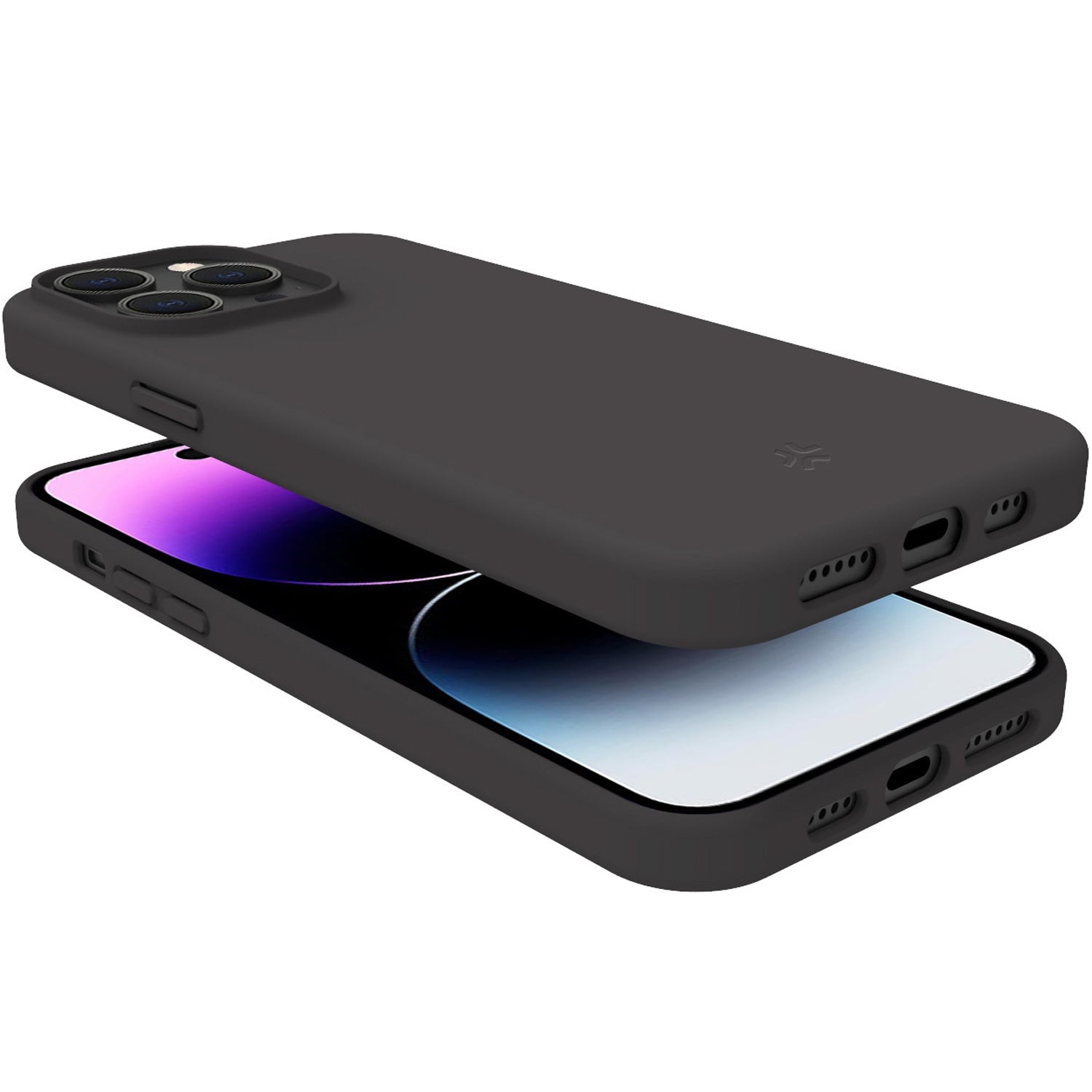 Cromo Soft rubber case iPhone 15 Pro Max Black
