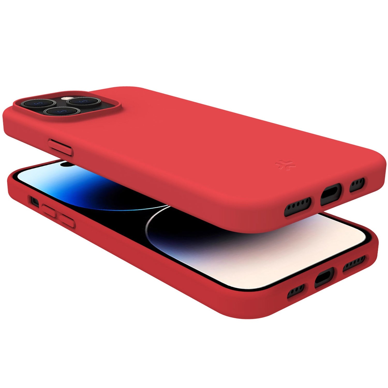 Cromo Soft rubber case iPhone 15 Pro Red