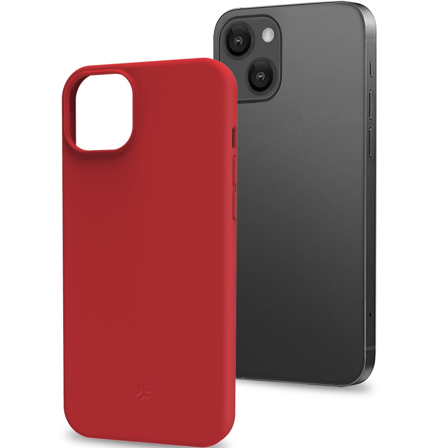 Cromo Soft rubber case iPhone 15 Red