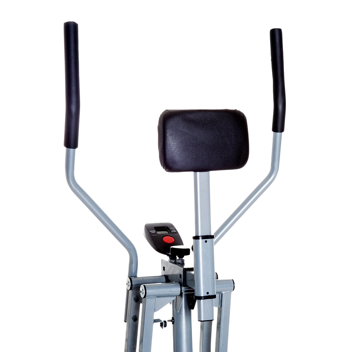 Cross Trainer Elliptical Trainer Ergometer Exercise Bike With Lcd Display, Steel, Silver, 96X60X152Cm