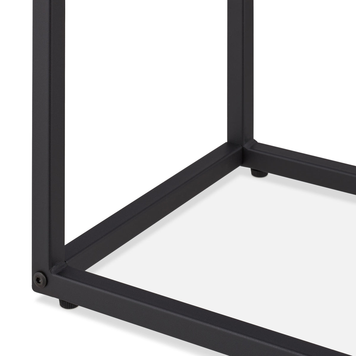 C-shaped side table
