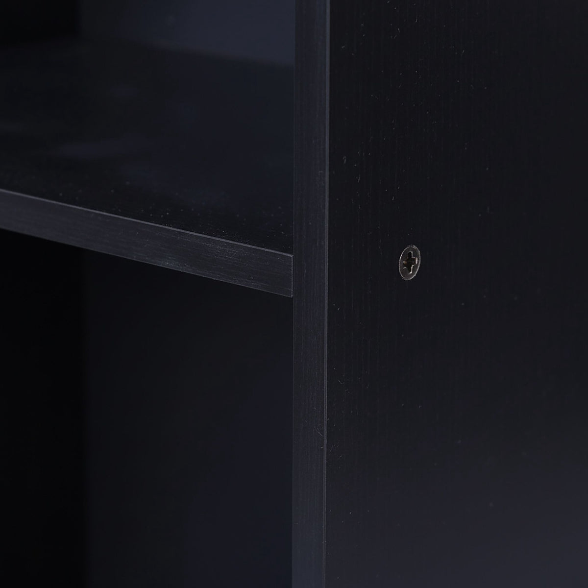 Cube Bookcase, Freestanding Shelf with Open Compartments