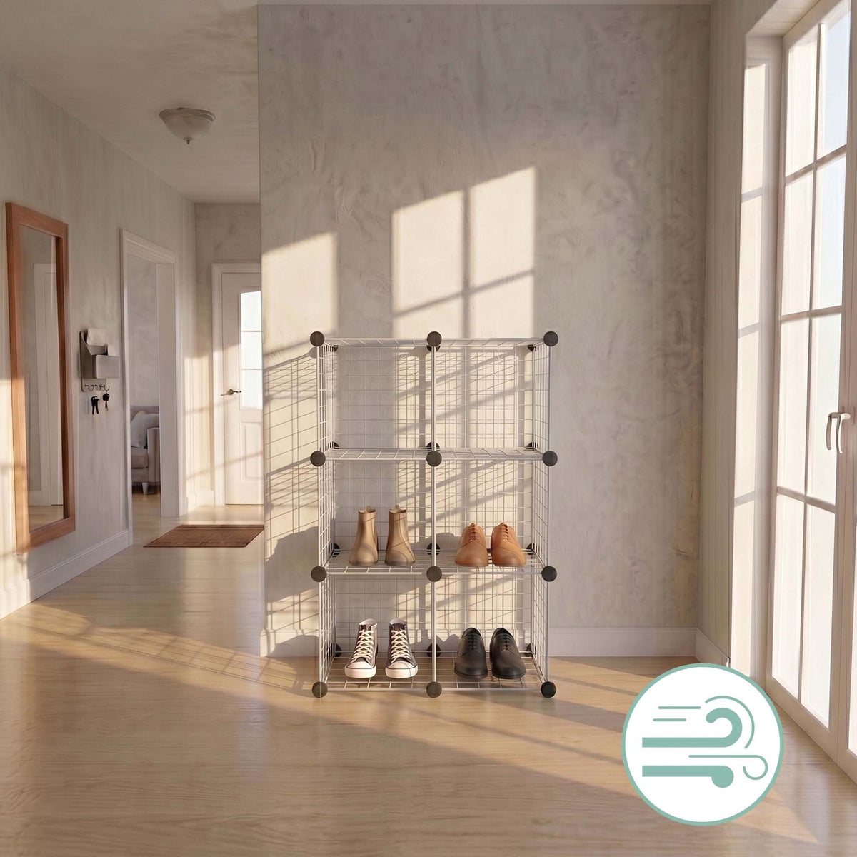 Cube Shelf Set – Modular Metal Wire Storage Cubes