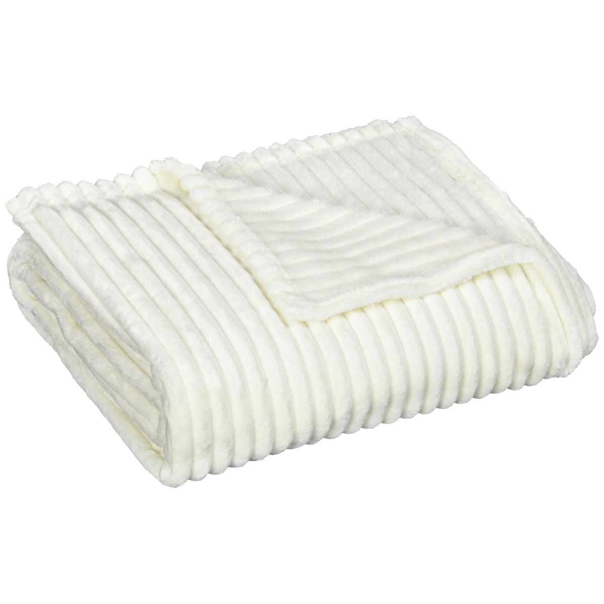 Cuddly Blanket, Fluffy Fleece Blanket, 203 X 152 Cm, Ideal As A Sofa Throw For Two, Sofa Blanket For Bed And Couch, Cream