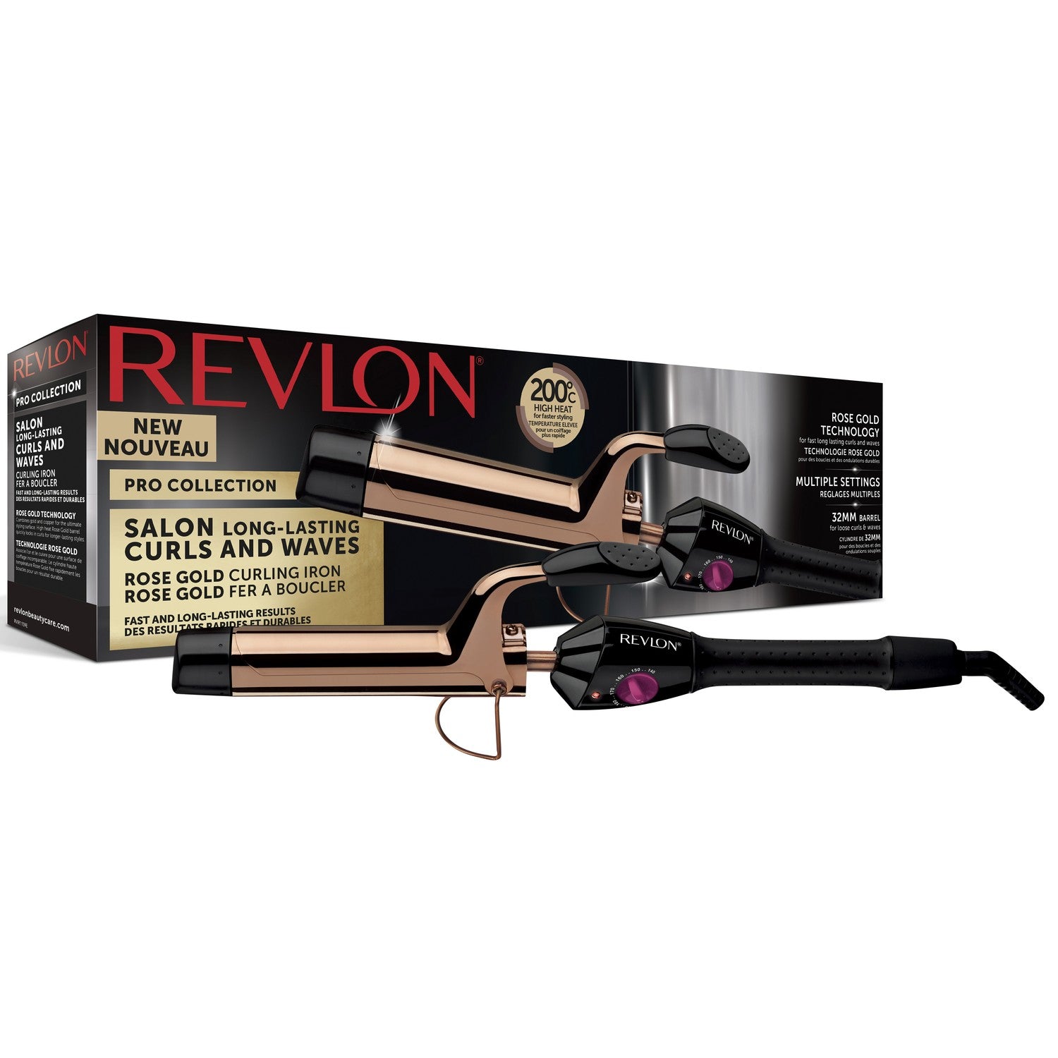 Curling iron Long-Last Curl & Wave PRO RVIR1159