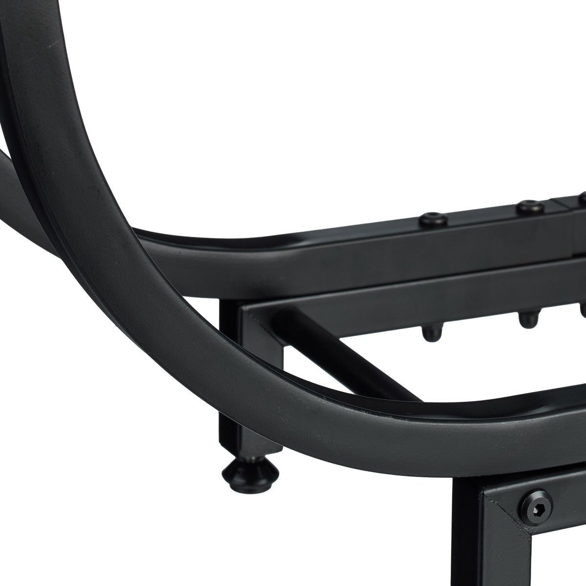 Curved Iron Firewood Rack – Space-Saving Log Holder