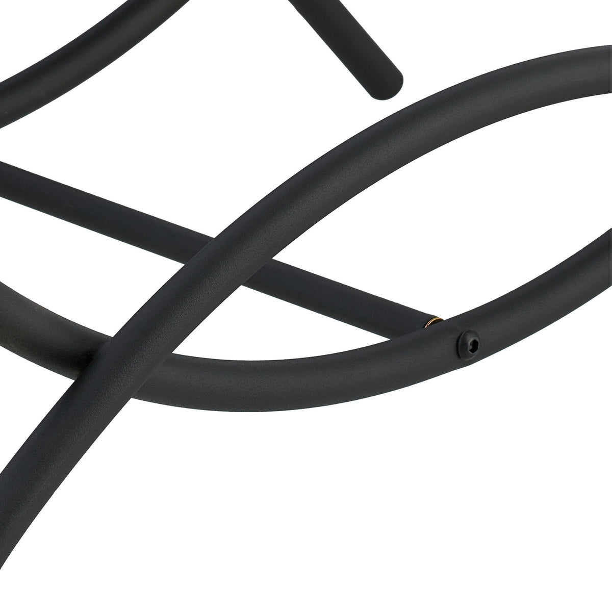 Curved Steel Firewood Basket – Black, Easy Carry