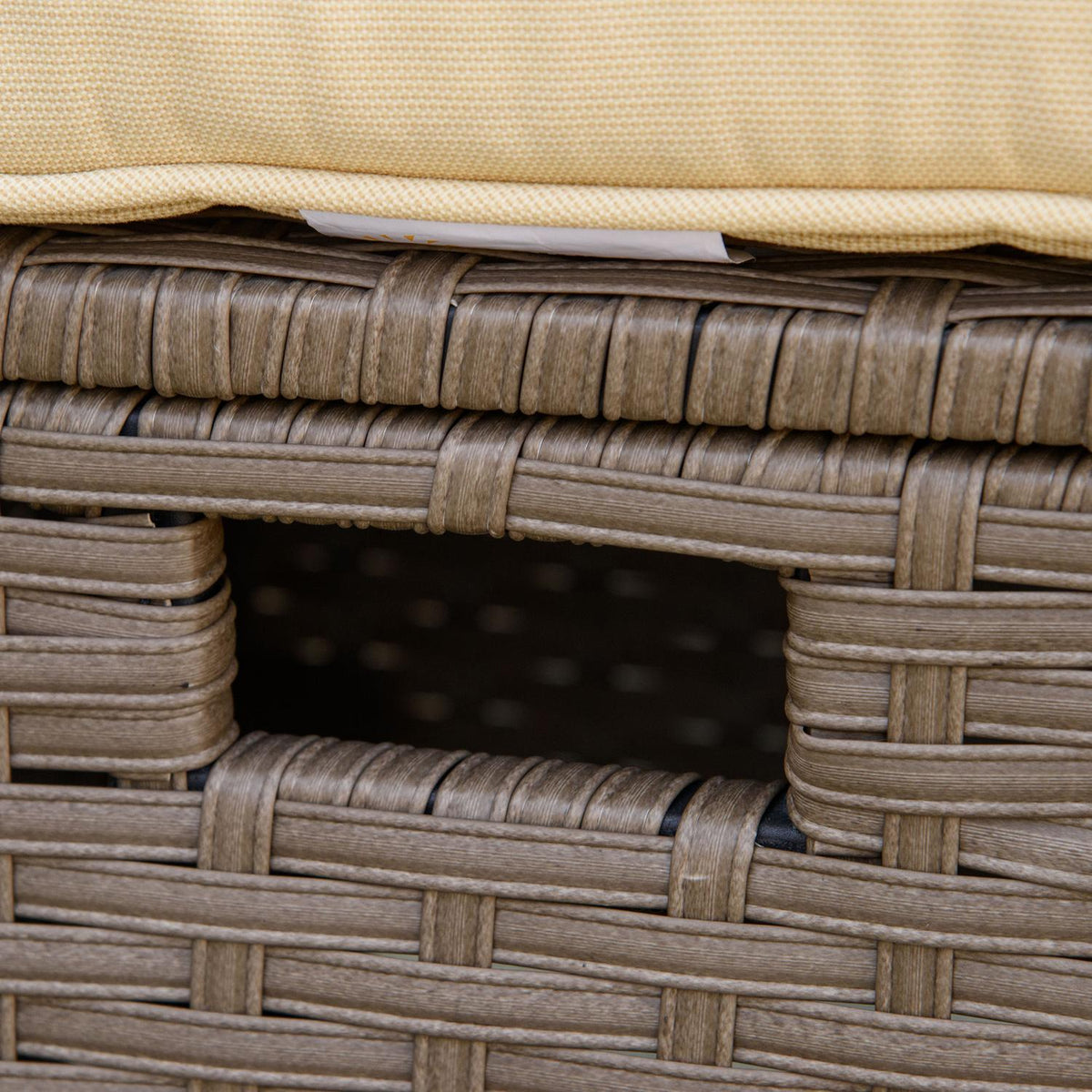 Cushion, Brown+Khaki+Blue