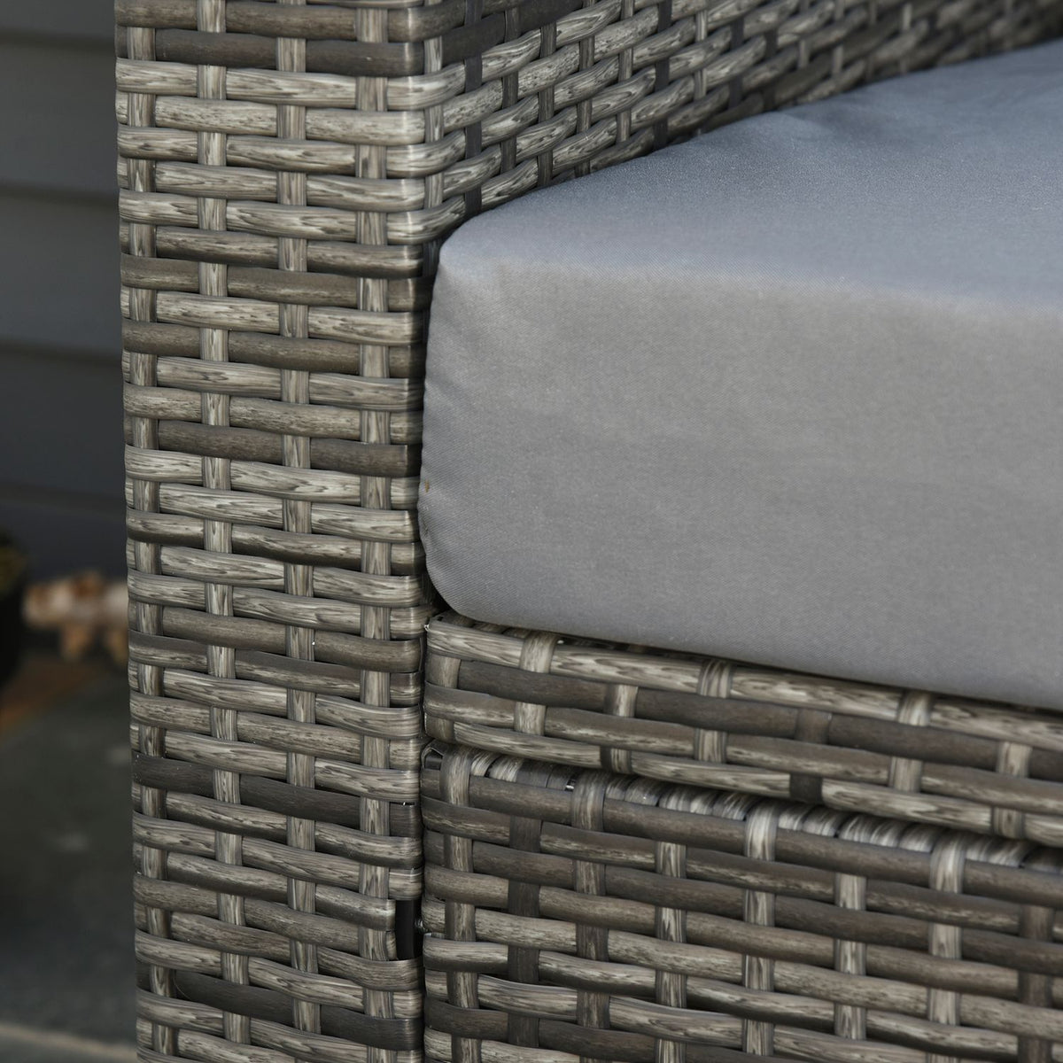 Cushion, Metal & Polyester, 130X70X80Cm, For Terrace & Balcony