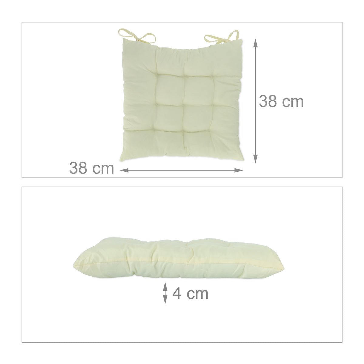 Cushion beige set of 4