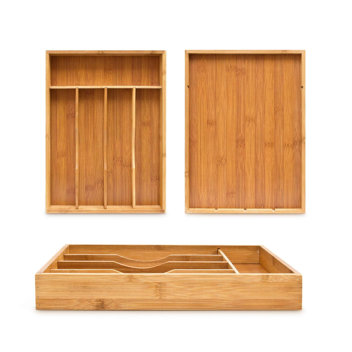 Cutlery box bamboo 34 x 25 x 4.5 cm