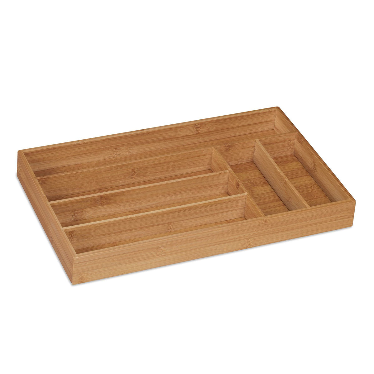 Cutlery box bamboo 6 compartments