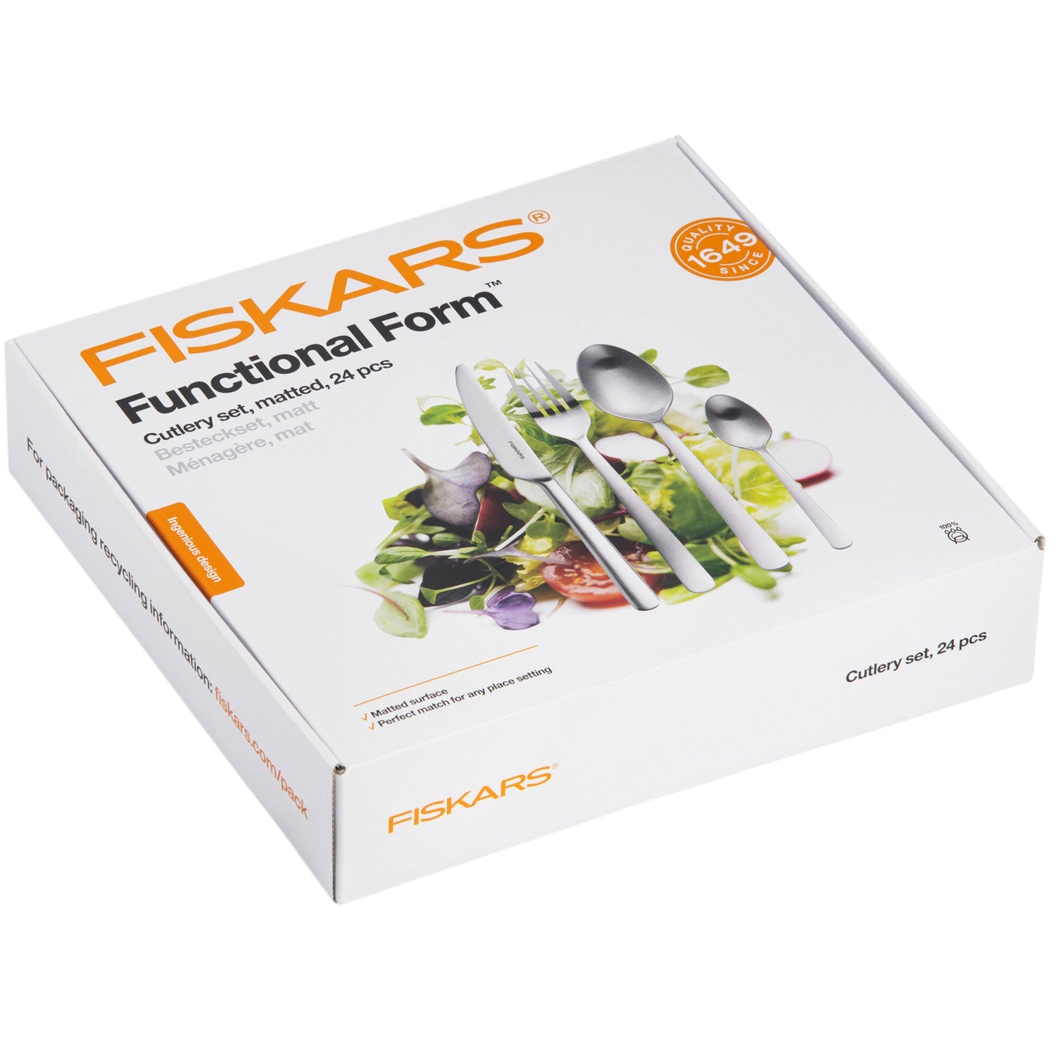 Cutlery set FF matt 24 pieces in gift box