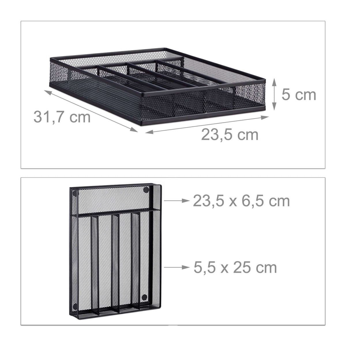 Cutlery tray in metal M