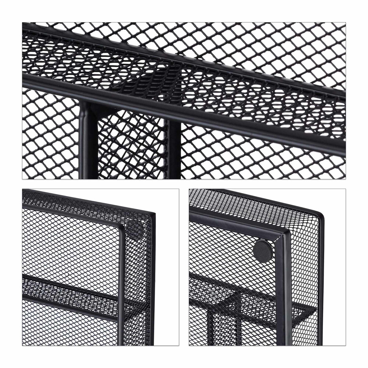 Cutlery tray in metal mesh L