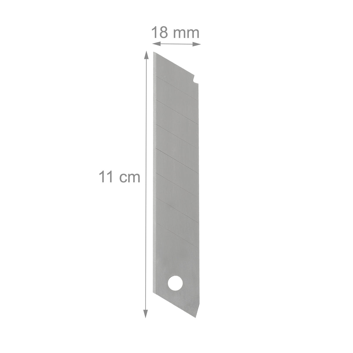 Cutter blade 18 mm in a set