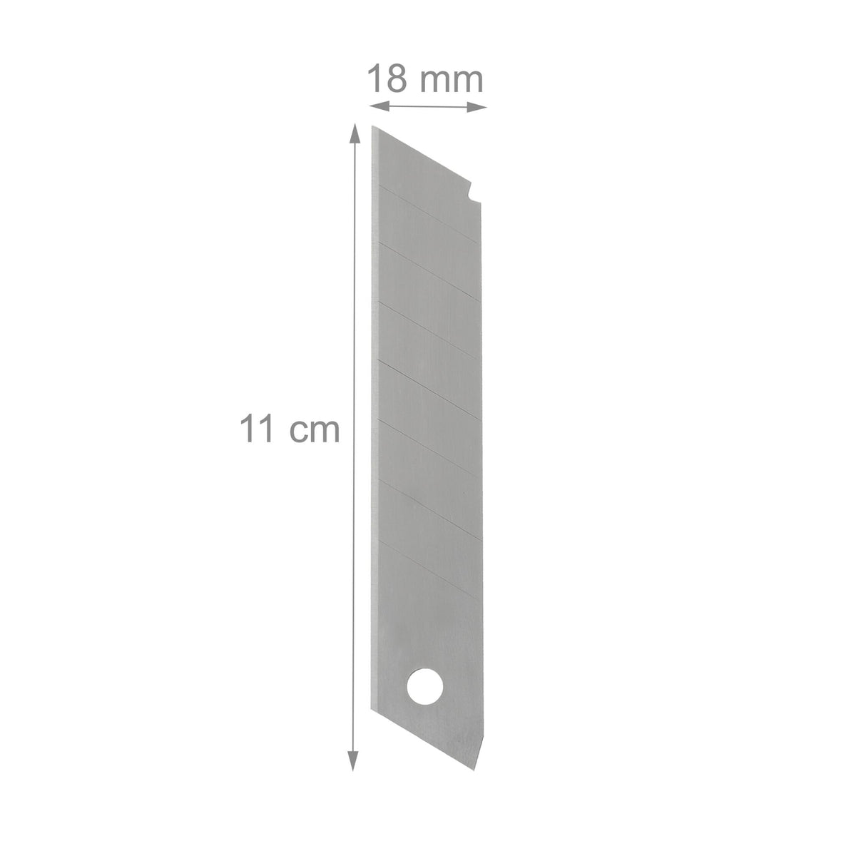 Cutter blade 18 mm in a set of 300