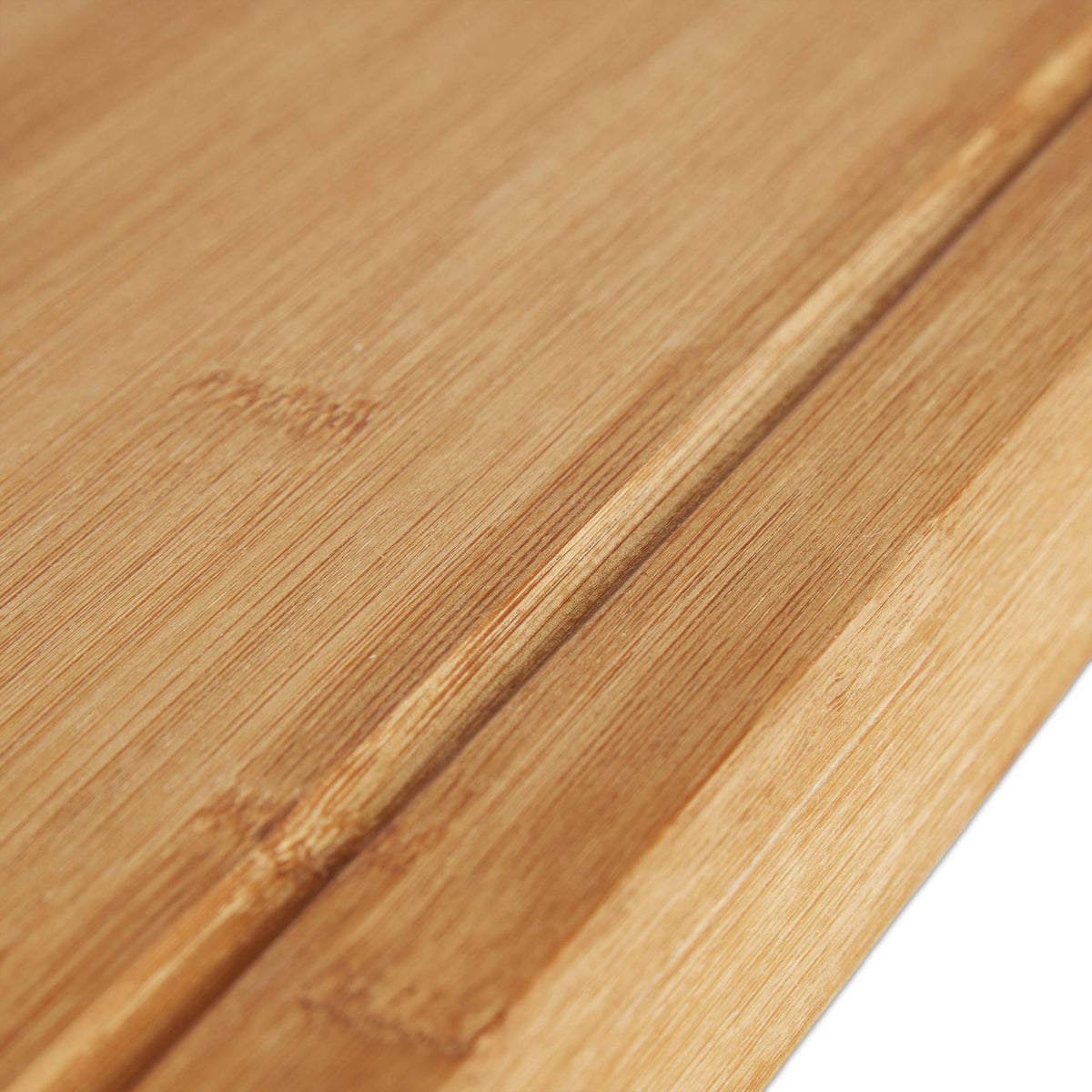 Cutting board with bent edge