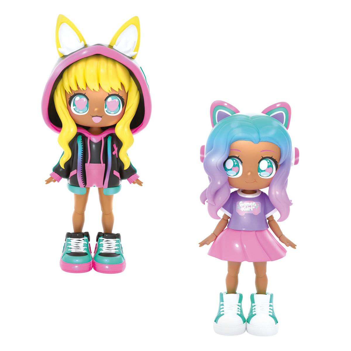 Cybepunk Anime Doll Set, 14 cm, 32 Style Options