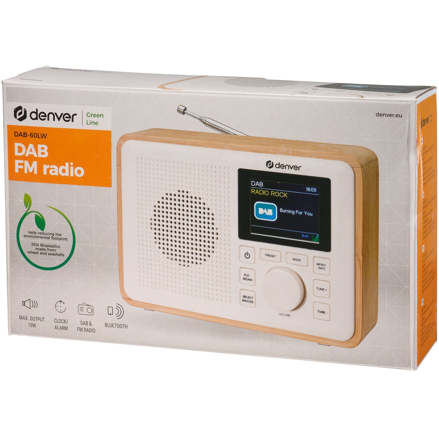 DAB+&FM-Radio Partly made of Bioplast