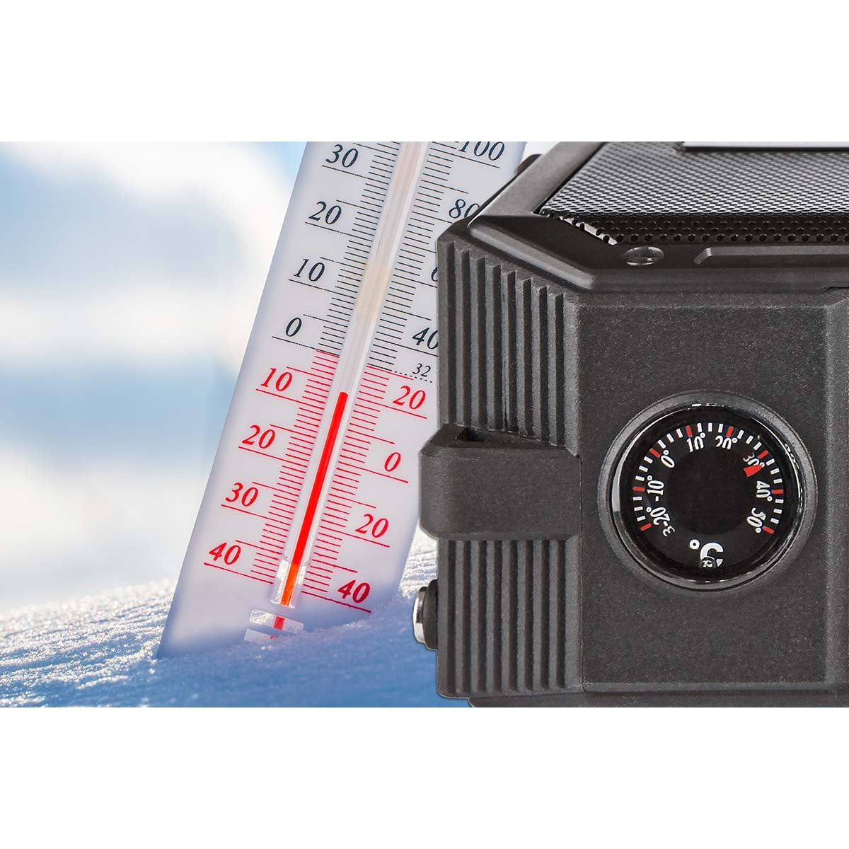 DABMAN OR 1 Robust DAB+ / FM / Bluetooth Outdoor Radio / Crank Radio Black