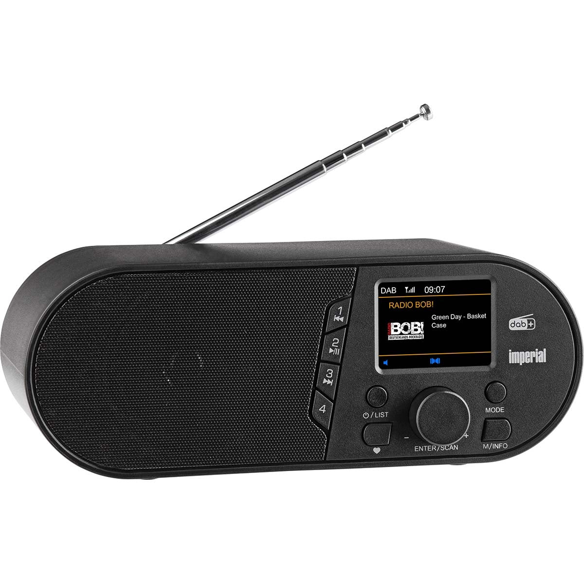 DABMAN d105 Compact DAB+ /FM / Bluetooth Radio Black