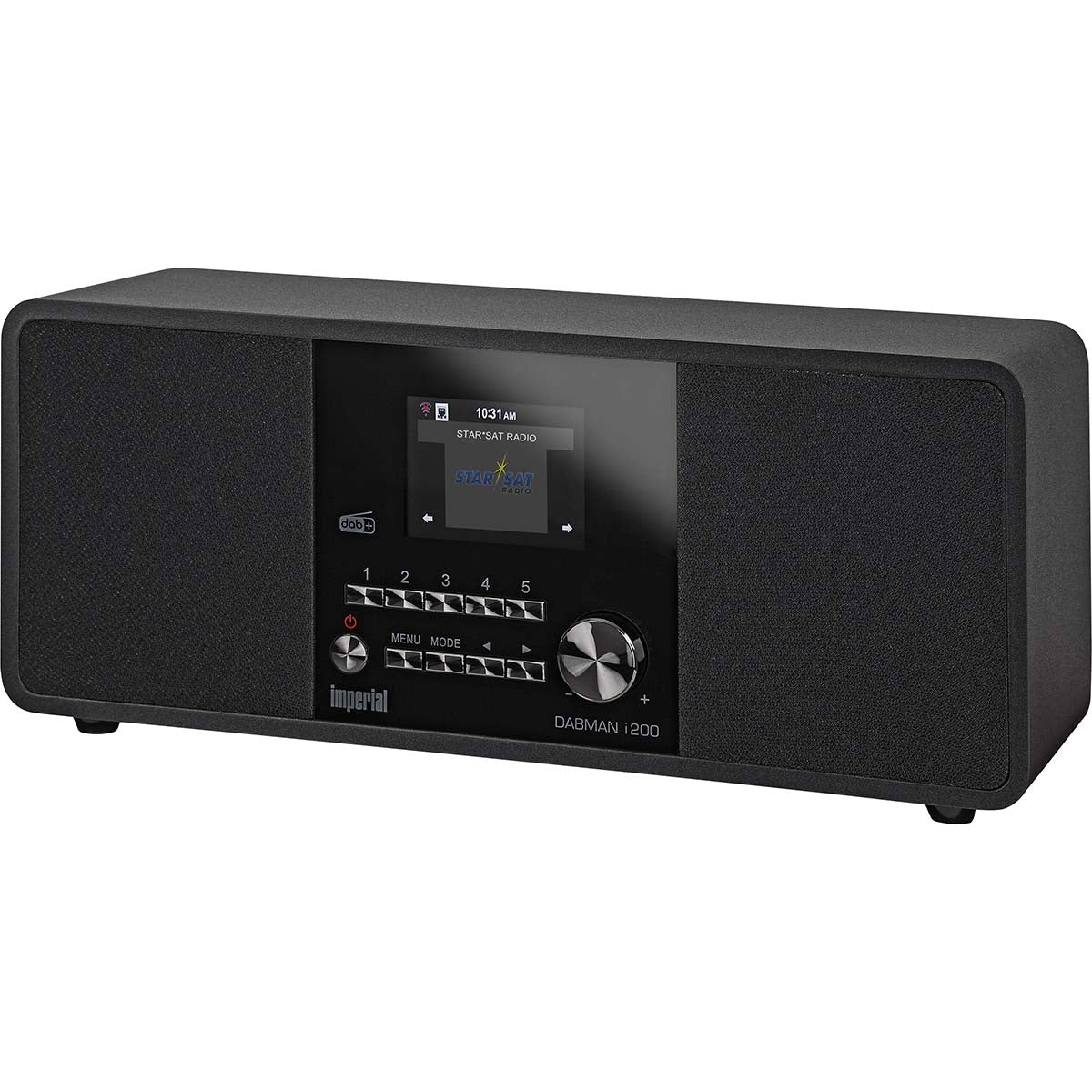 DABMAN i200 Multifunctional Stereo Radio DAB+ / FM / Internet Black