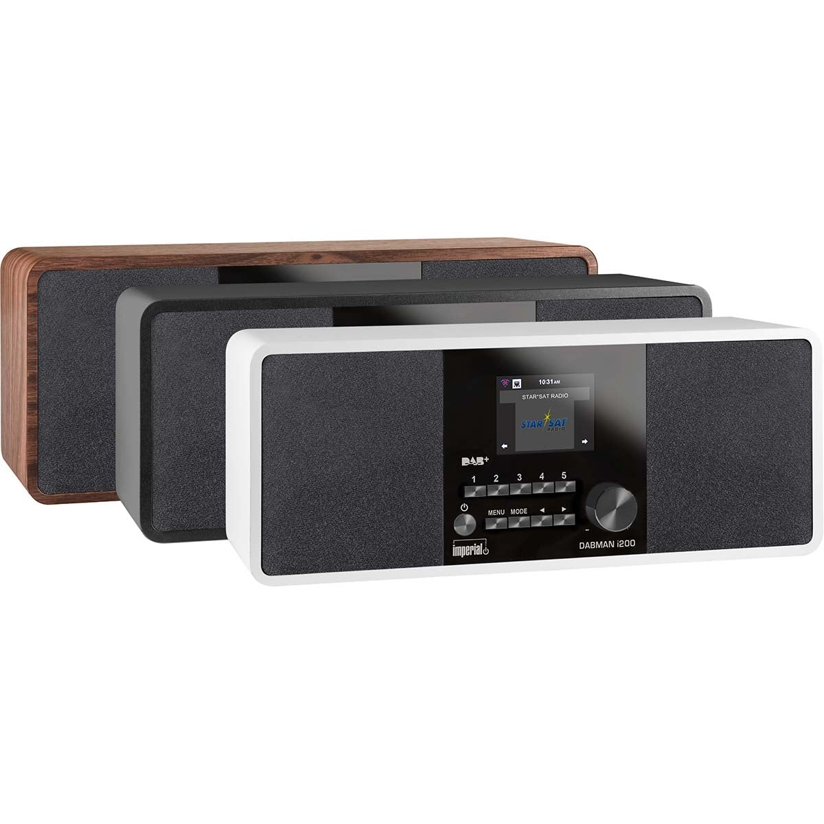 DABMAN i200 Multifunctional Stereo Radio DAB+ / FM / Internet White