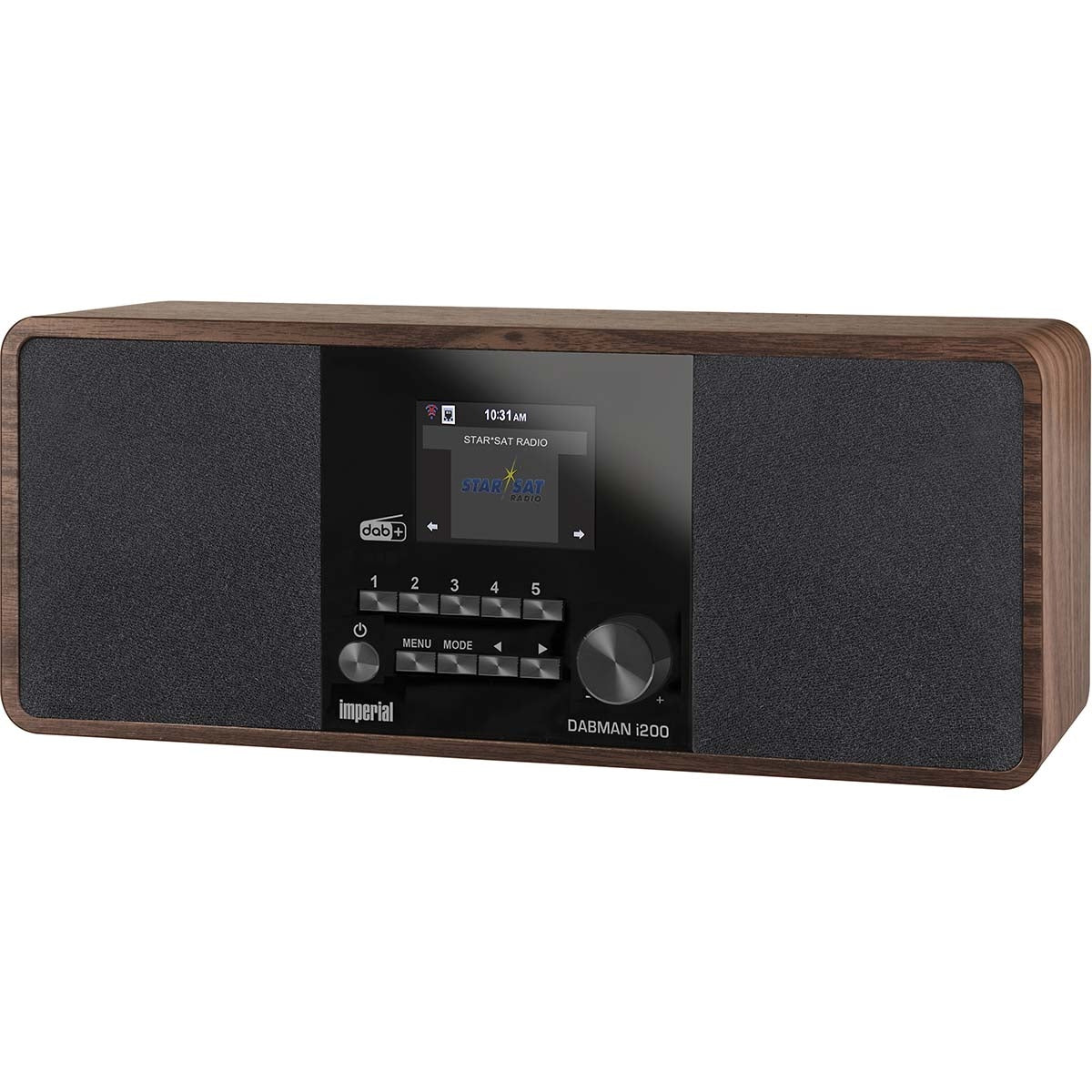 DABMAN i200 Multifunctional Stereo Radio DAB+ / FM / Internet Wood Look