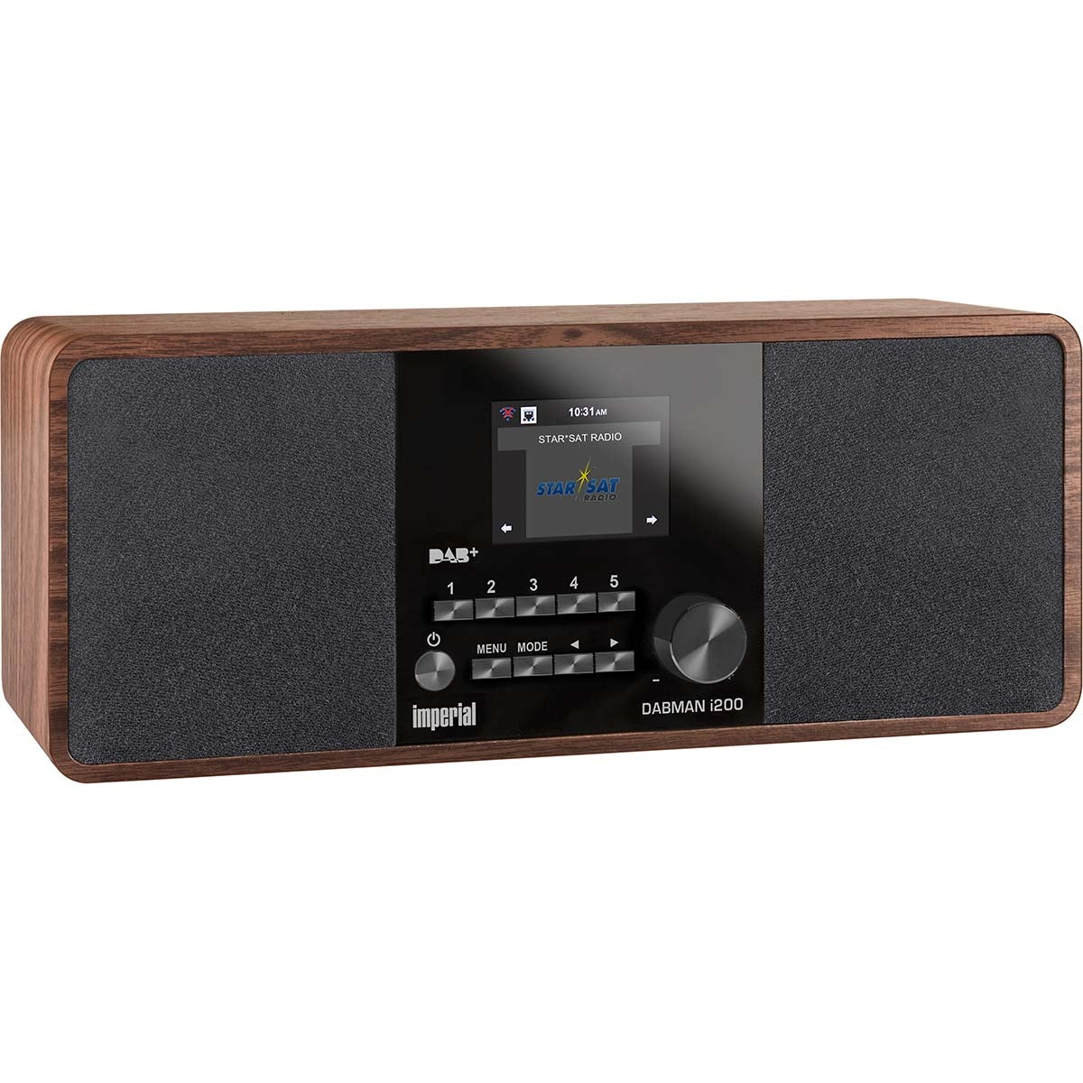 DABMAN i200 Multifunctional Stereo Radio DAB+ / FM / Internet Wood Look