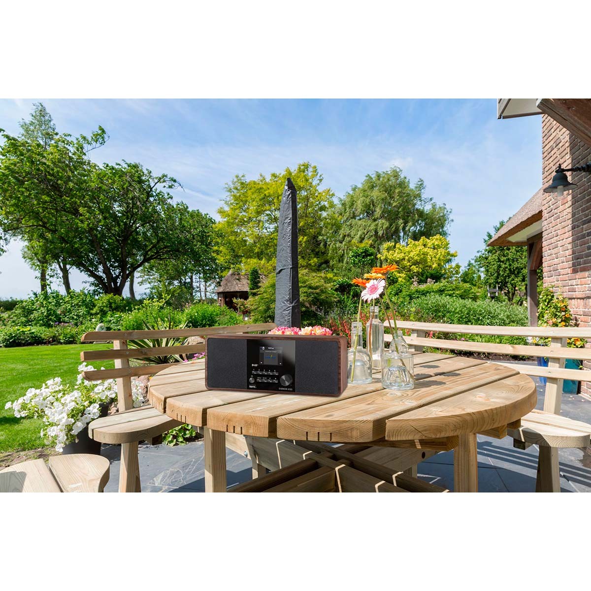 DABMAN i200 Multifunctional Stereo Radio DAB+ / FM / Internet Wood Look