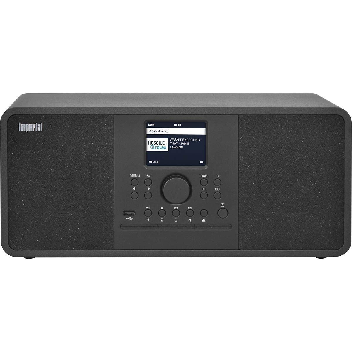 DABMAN i205 CD Hybrid Stereo Radio DAB+ / FM / Internet / Bluetooth Black