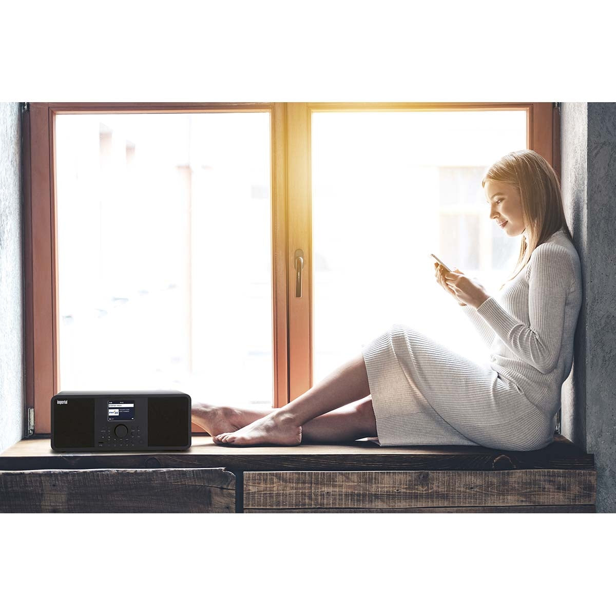 DABMAN i205 Hybrid Stereo Radio for Internet / DAB+ / FM Black