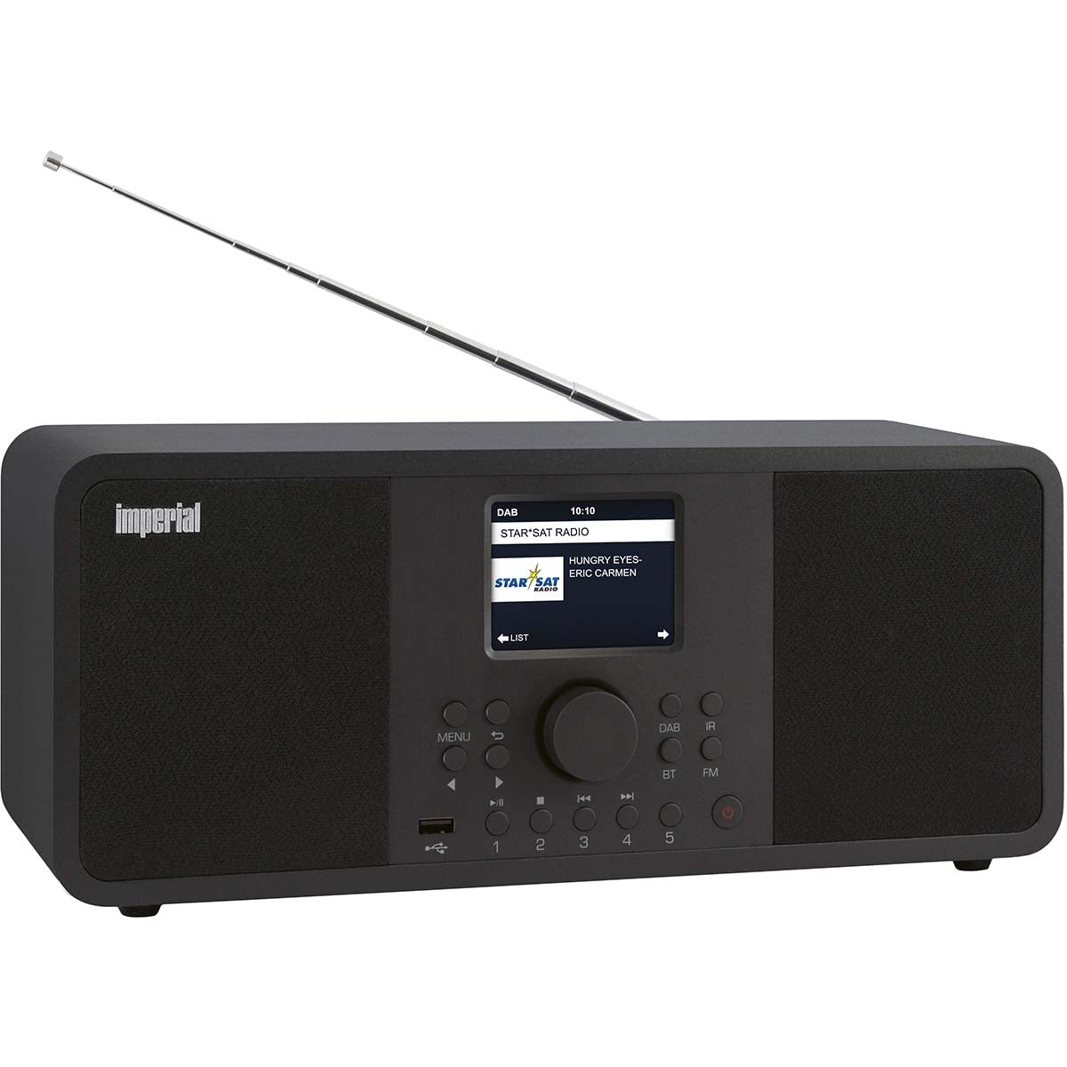 DABMAN i205 Hybrid Stereo Radio for Internet / DAB+ / FM Black