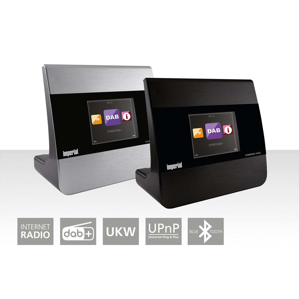 DABMAN i400 Compact Hybrid Radio DAB+ / FM / Internet / Bluetooth Black