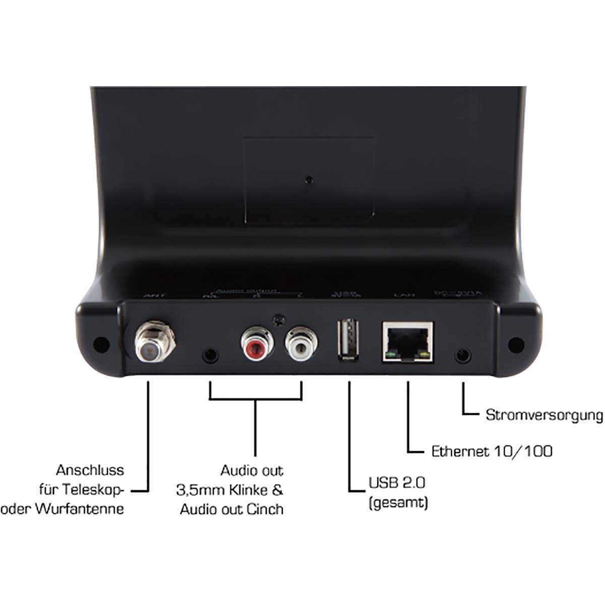 DABMAN i400 Compact Hybrid Radio DAB+ / FM / Internet / Bluetooth Black