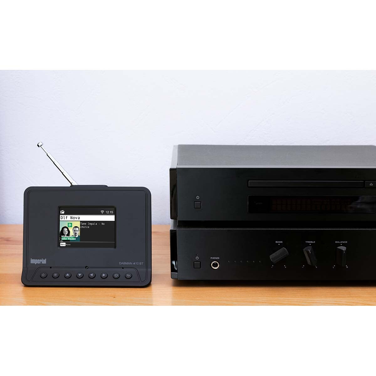 DABMAN i410 BT Compact Hybrid Radio DAB+ / FM / Internet / Bluetooth Black