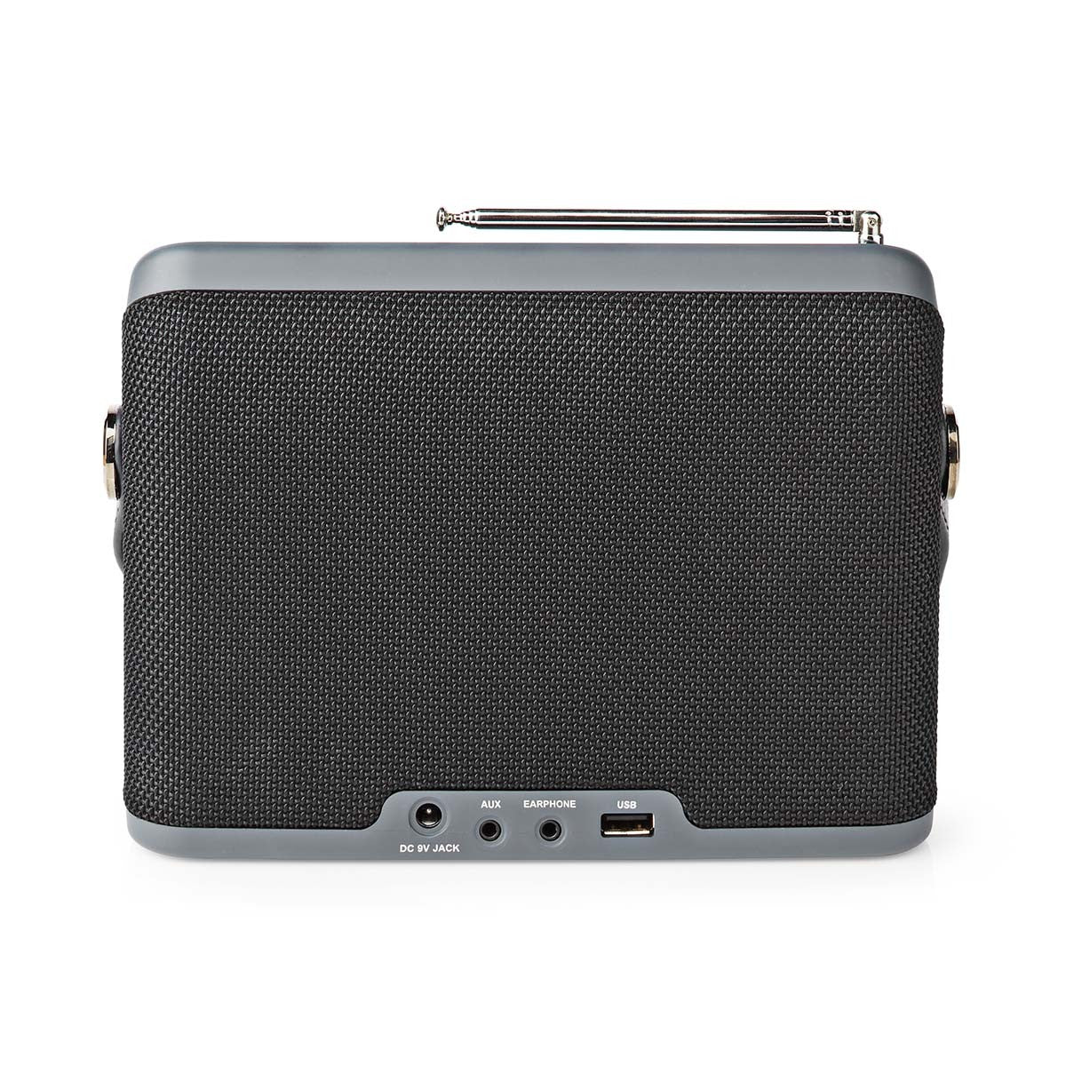 DAB+ Radio | Table Design | DAB+ / FM | 2.4 " | Color screen | Battery powered / Power adapter | Digital | 24 W | Bluetooth® | Headphone jack | Alarm clock | Sleep timer | Carrying handle | Black