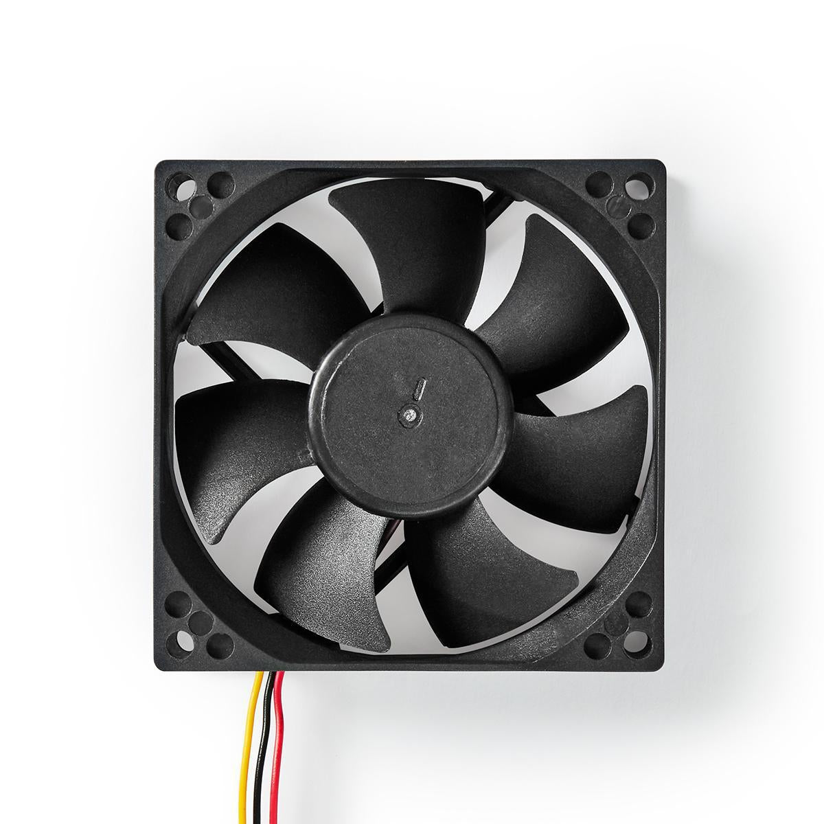 DC fan | DC | Fan Size: 80mm | 3-Pin | 35.6 dBA | Black