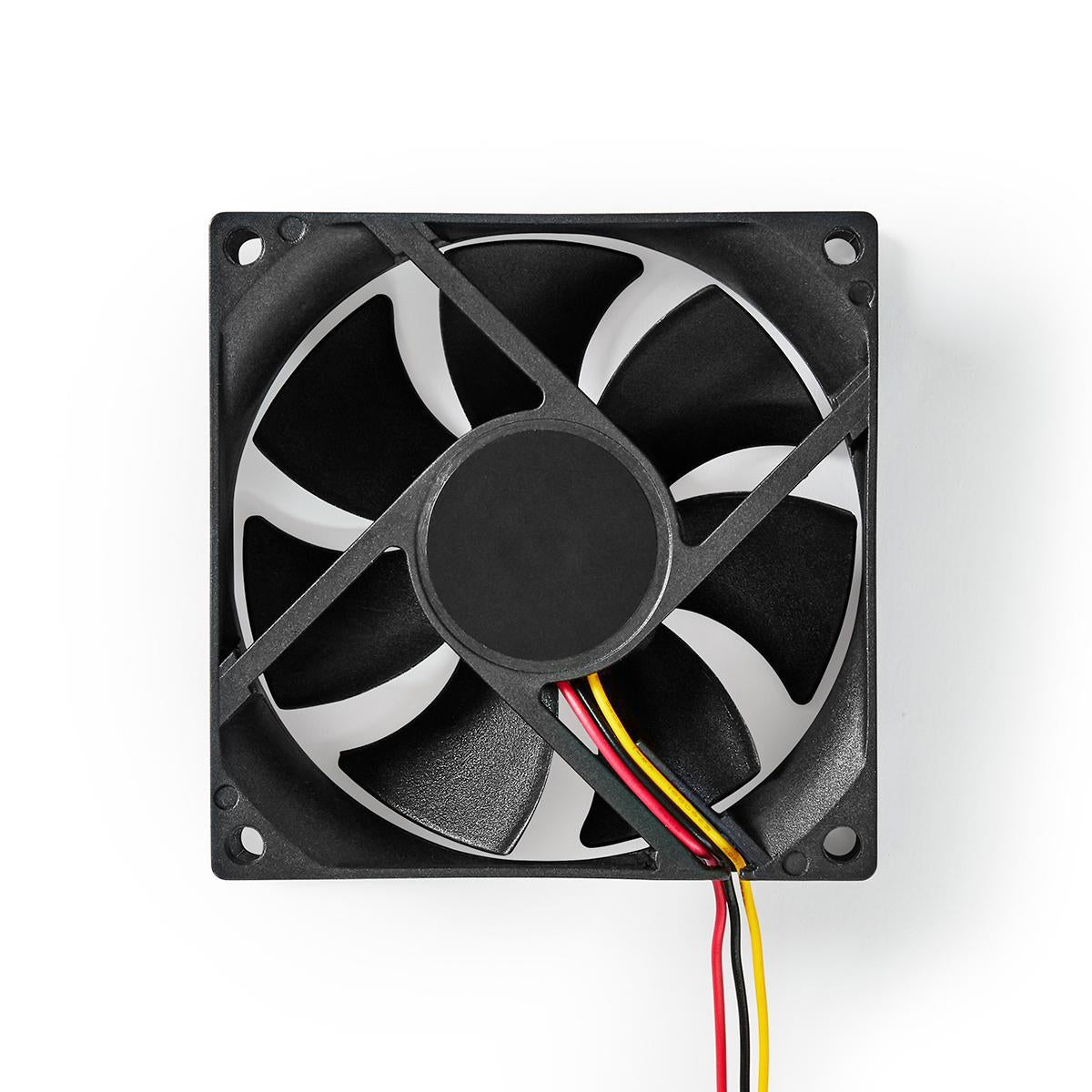 DC fan | DC | Fan Size: 80mm | 3-Pin | 35.6 dBA | Black