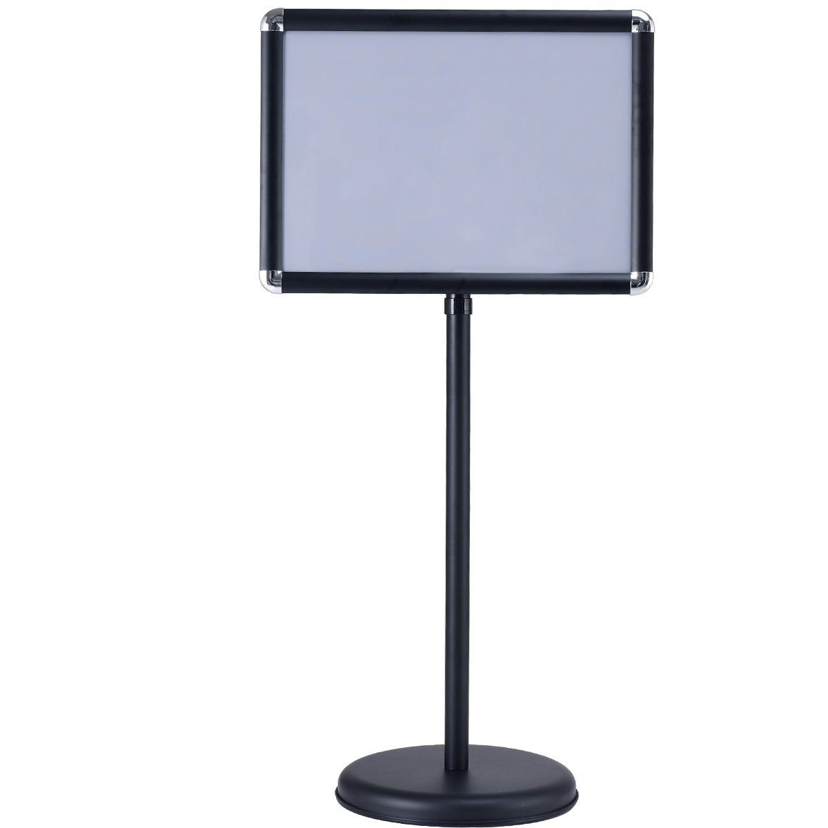 DIN A3 height adjustable presentation stand information stand-black