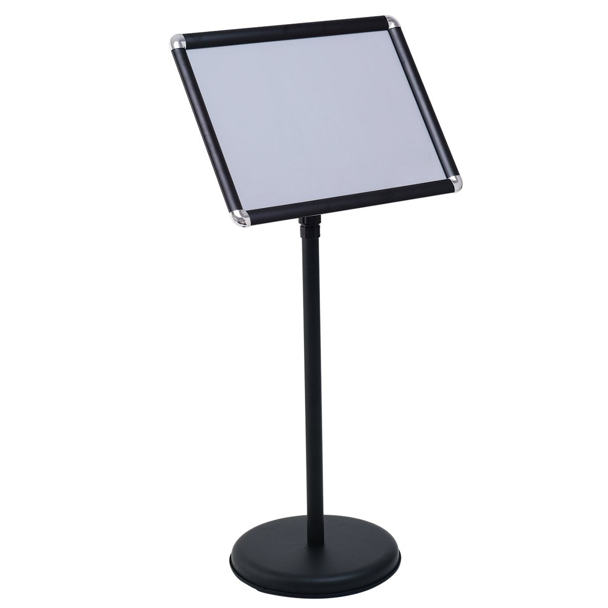 DIN A3 height adjustable presentation stand information stand-black