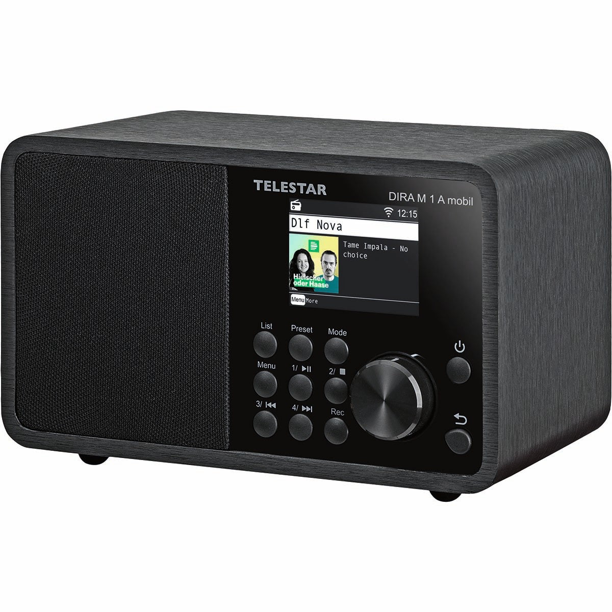 DIRA M 1 A Mobile EWF Battery-operated Mono Multifunction Radio DAB+ / FM / Internet / Bluetooth Black